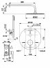Zestaw KFA Zestaw prysznicowy podtynkowy MOZA  + AQUALINE Odpływ liniowy podłogowy 2w1 pod płytkę - 90 cm KOLOR MIEDZIANY LM04900 +5039-501-34